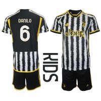 Camiseta Juventus Danilo Luiz #6 Primera Equipación para niños 2023-24 manga corta (+ pantalones cortos)